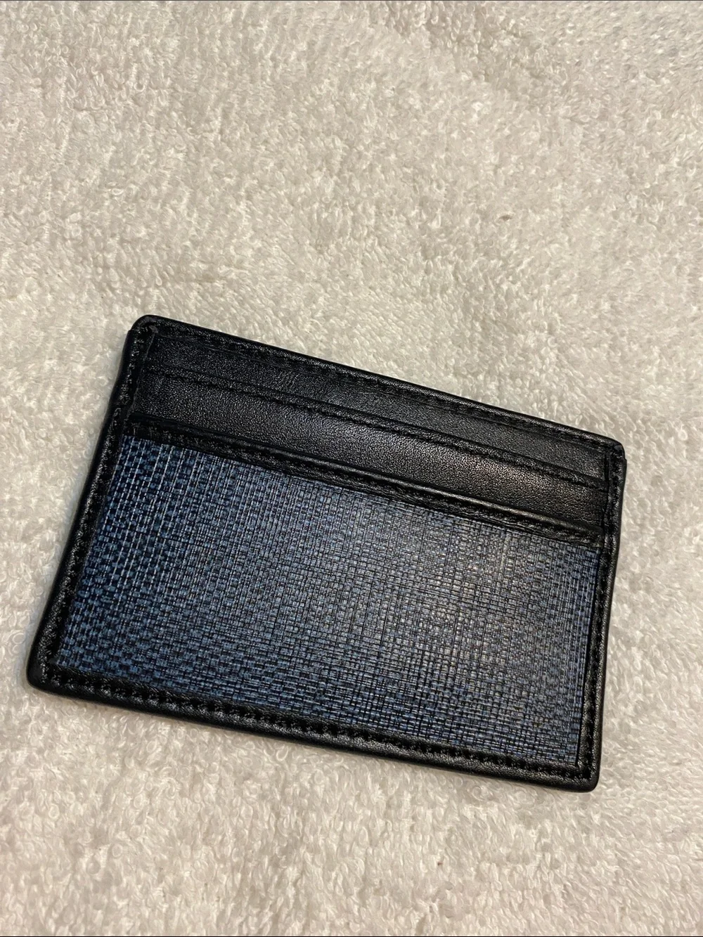 Coach Navy Card Case